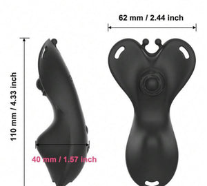 Vibrador de Borboleta Vestível com 9 Modos - Controle via App, Estimulação +Ultrassilencioso e Recarregável