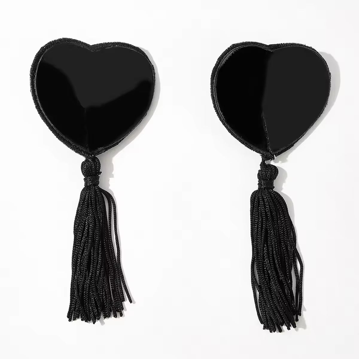 Tapa-Seios Coração com Tassel – Toque Burlesco e Divertido
