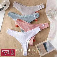 Kit de calcinha Confortável com 3 peças 