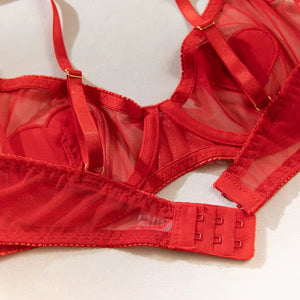 Conjunto Corações Vermelhos – Doce, Sensual e Apaixonante