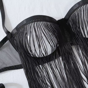 Conjunto com Franja – Atitude e Movimento em Cada Detalhe - com luvas e meias