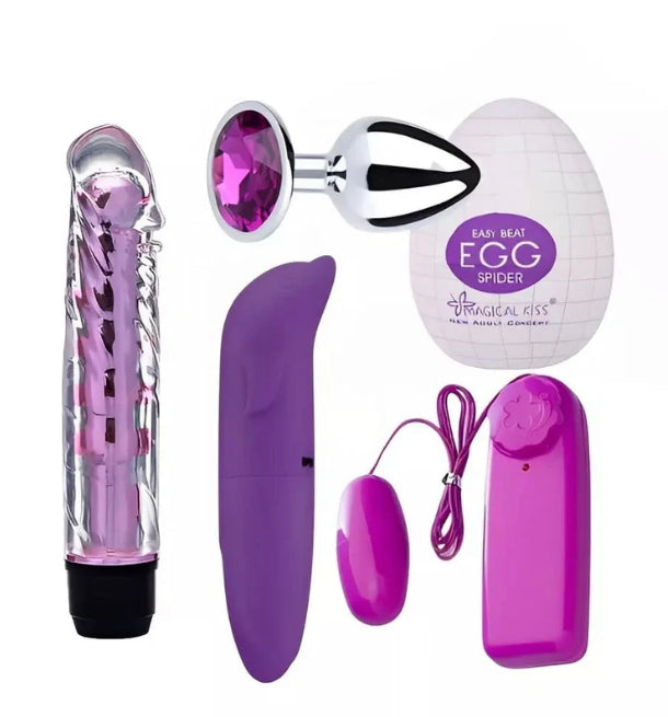 Kit Explosão de Prazer - Da lingerie ao êxtase em minutos
