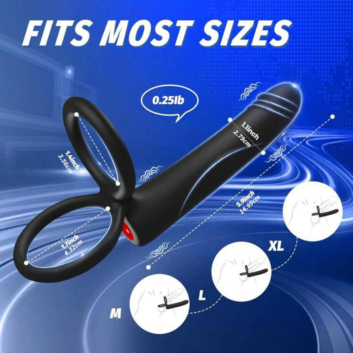 Vibrador Duplo para Casais - estimulo Profundo Estímulo Total e Satisfação Inesquecível