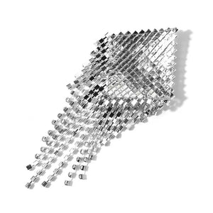 Tapa-Seios Gota de Cristal com Corpo de Strass – Luxo Máximo e Impacto Visual