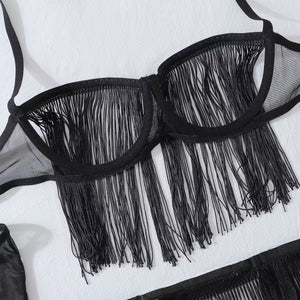 Conjunto com Franja – Atitude e Movimento em Cada Detalhe - com luvas e meias