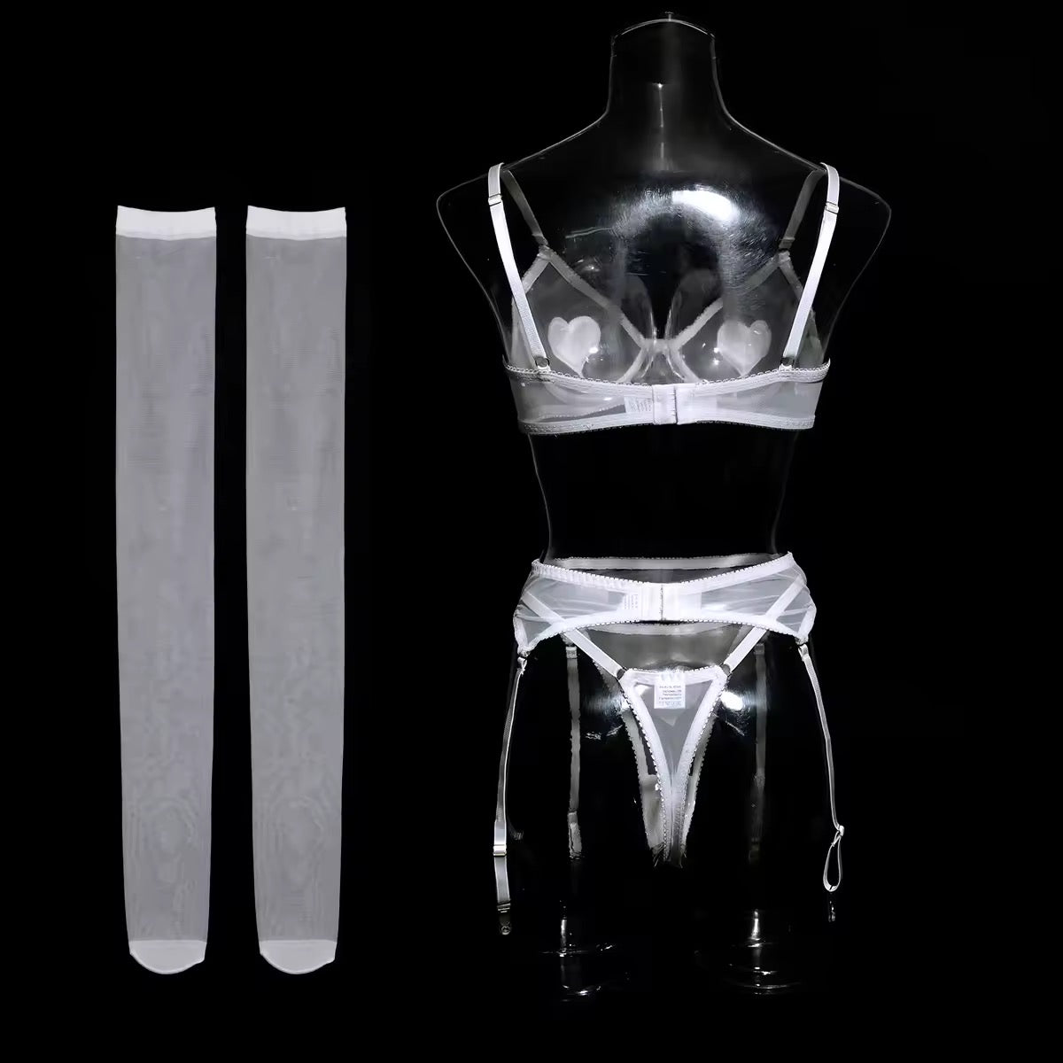 Conjunto Corações Vermelhos – Doce, Sensual e Apaixonante