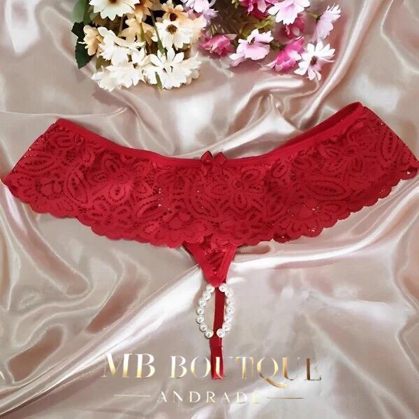 Calcinha Tailandesa com Pérolas – Para Proporcionar Sensações Únicas e Momentos Memoráveis - P ao G