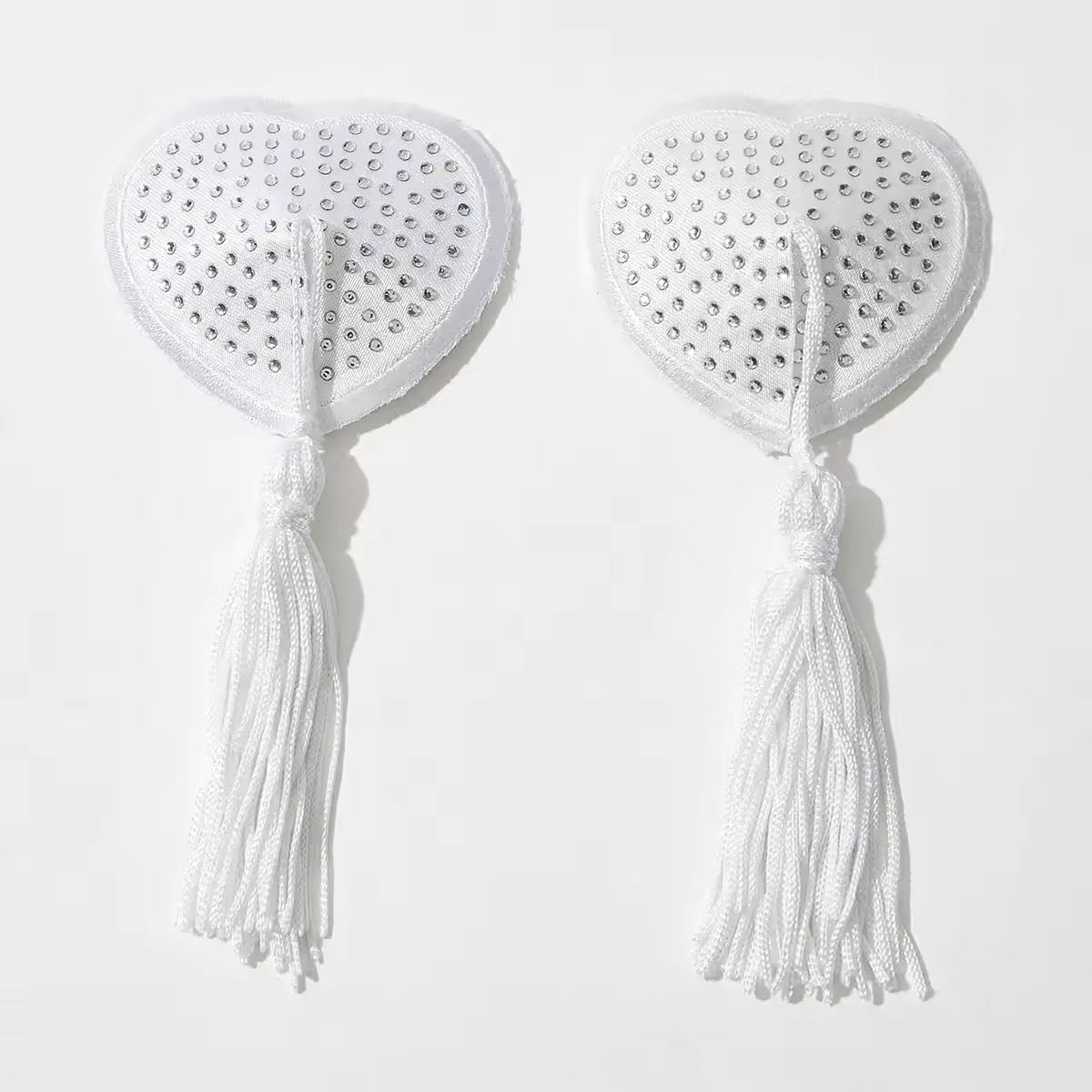 Tapa-Seios Coração com Tassel – Toque Burlesco e Divertido