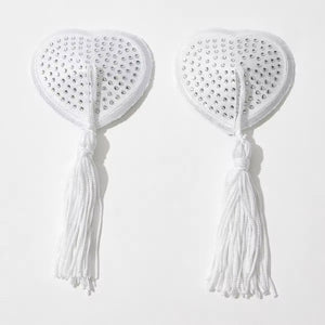 Tapa-Seios Coração com Tassel – Toque Burlesco e Divertido