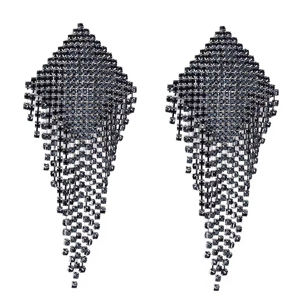 Tapa-Seios Gota de Cristal com Corpo de Strass – Luxo Máximo e Impacto Visual