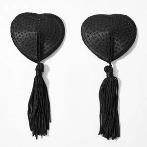 Tapa-Seios Coração com Tassel – Toque Burlesco e Divertido
