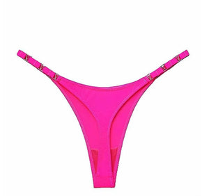 Kit Luxury Encanto – Camisola Transparente com Calcinha Fio Dental Rosa Pink