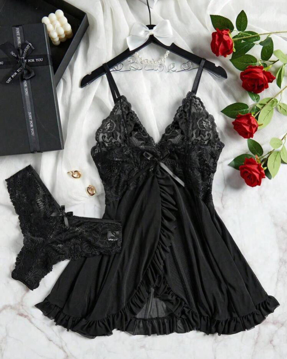 Camisola em Renda e Tule – Conforto e Sensualidade na Medida Certa