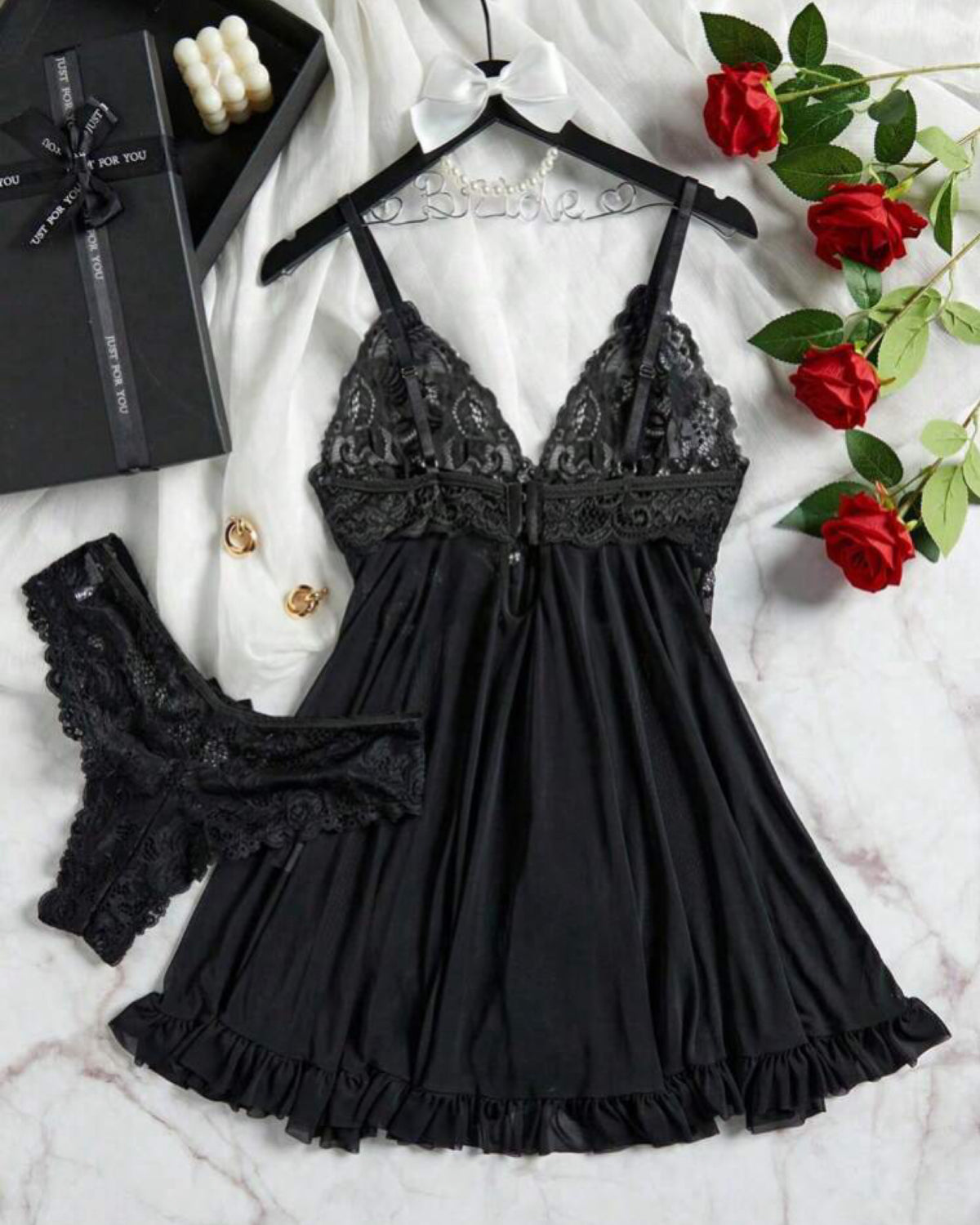 Camisola em Renda e Tule – Conforto e Sensualidade na Medida Certa