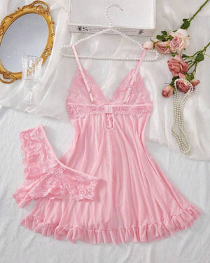 Camisola em Renda e Tule – Conforto e Sensualidade na Medida Certa