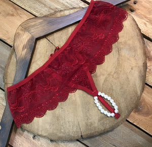 Calcinha Tailandesa com Pérolas – Para Proporcionar Sensações Únicas e Momentos Memoráveis - P ao G