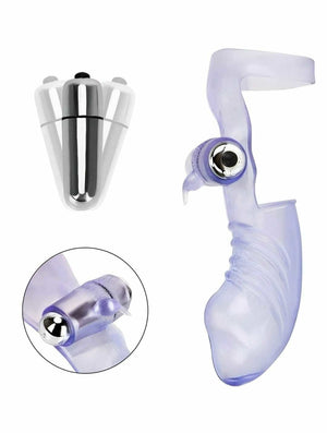 Vibrador para Ponto G com Mini Bullet – Estimulação Intensa e Prazer Imediato