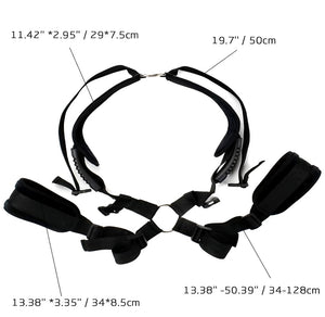 Cinta Erótica para Posições Sexuais – Suporte BDSM com Alças Ajustáveis para Casais