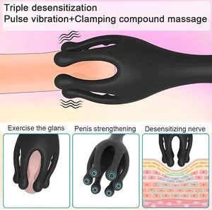 Vibrador masculino e estimulador de glândulas