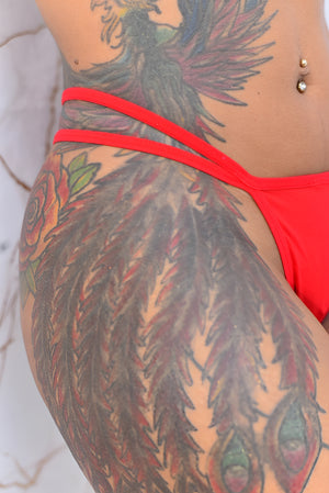 Calcinha fio dental com detalhe em laço - Presente sensual e inesquecível