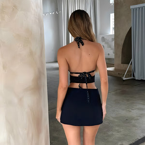 Body Preto com Correntes Douradas – Lingerie Fetichista Ajustável, Sem Bojo e Sem Aro (P ao GG)