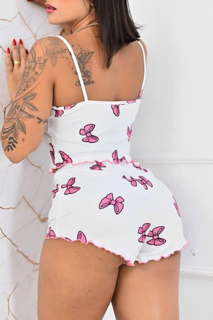BabyDoll Laços Rosas – Fofo, Feminino e Extremamente Confortável