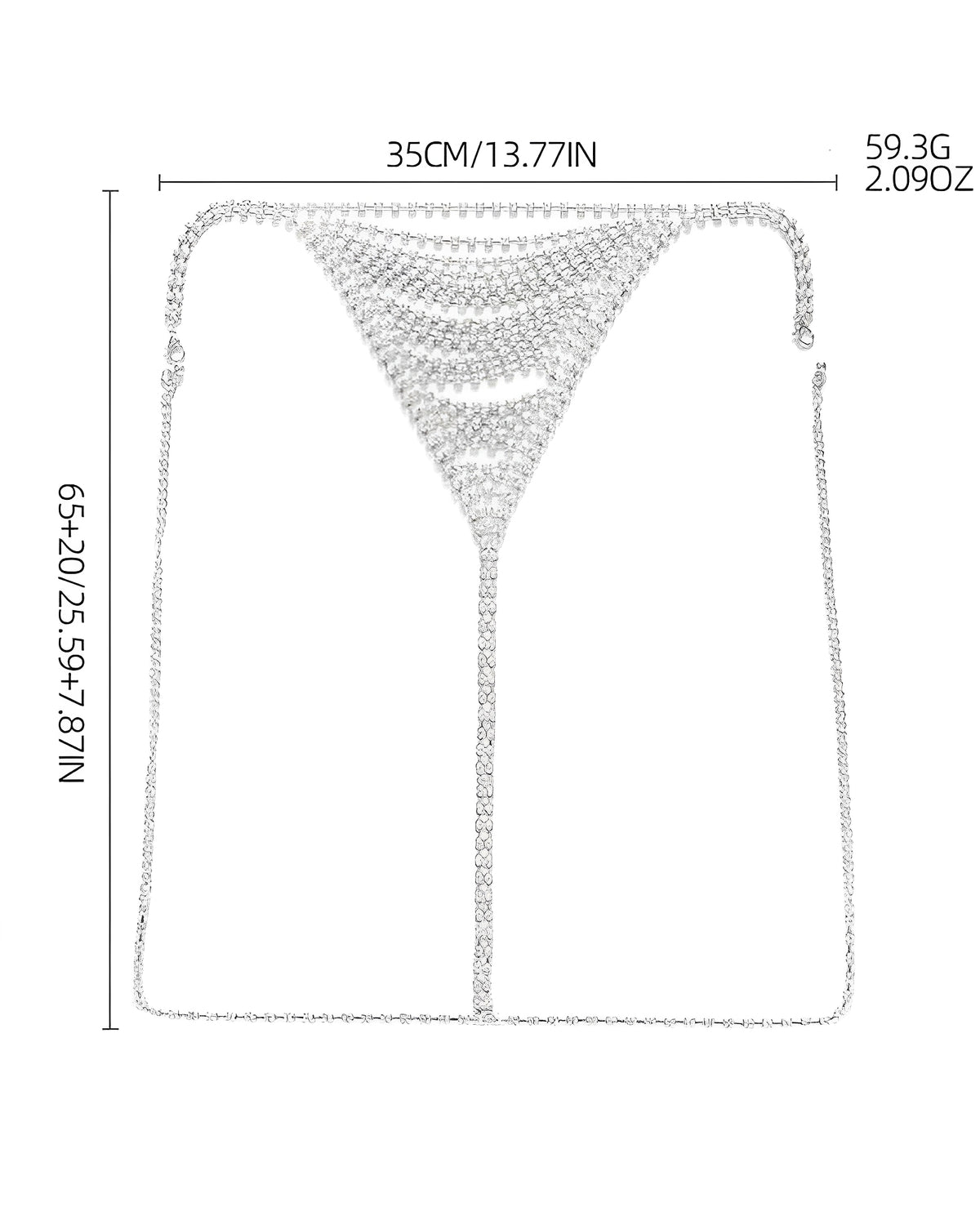 Calcinha Corrente com Strass – Coleção Gold | Lingerie Joia de Luxo - Para noites ousadas