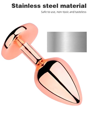 Kit Luxo no Hotel - Camisola Dhi + Plug Anal Rosa Ouro