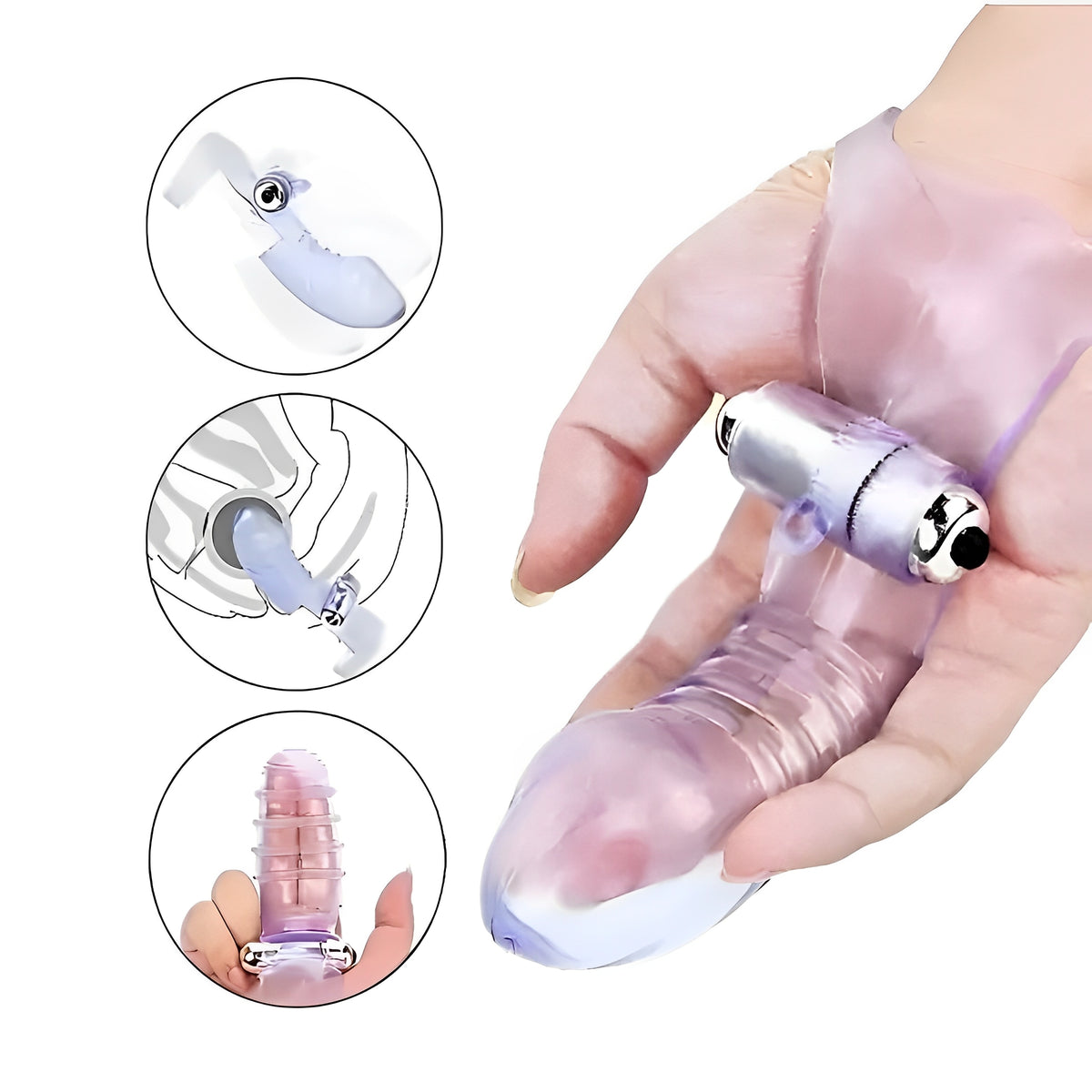 Kit Segredo na Natureza - Calcinha Coração + Ponto G Vibratório