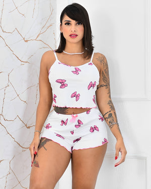 BabyDoll Laços Rosas – Fofo, Feminino e Extremamente Confortável