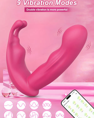 Acessório Vibrador Vestível com Controle por App - Estimulação Dupla com Discrição e Prazer Personalizado