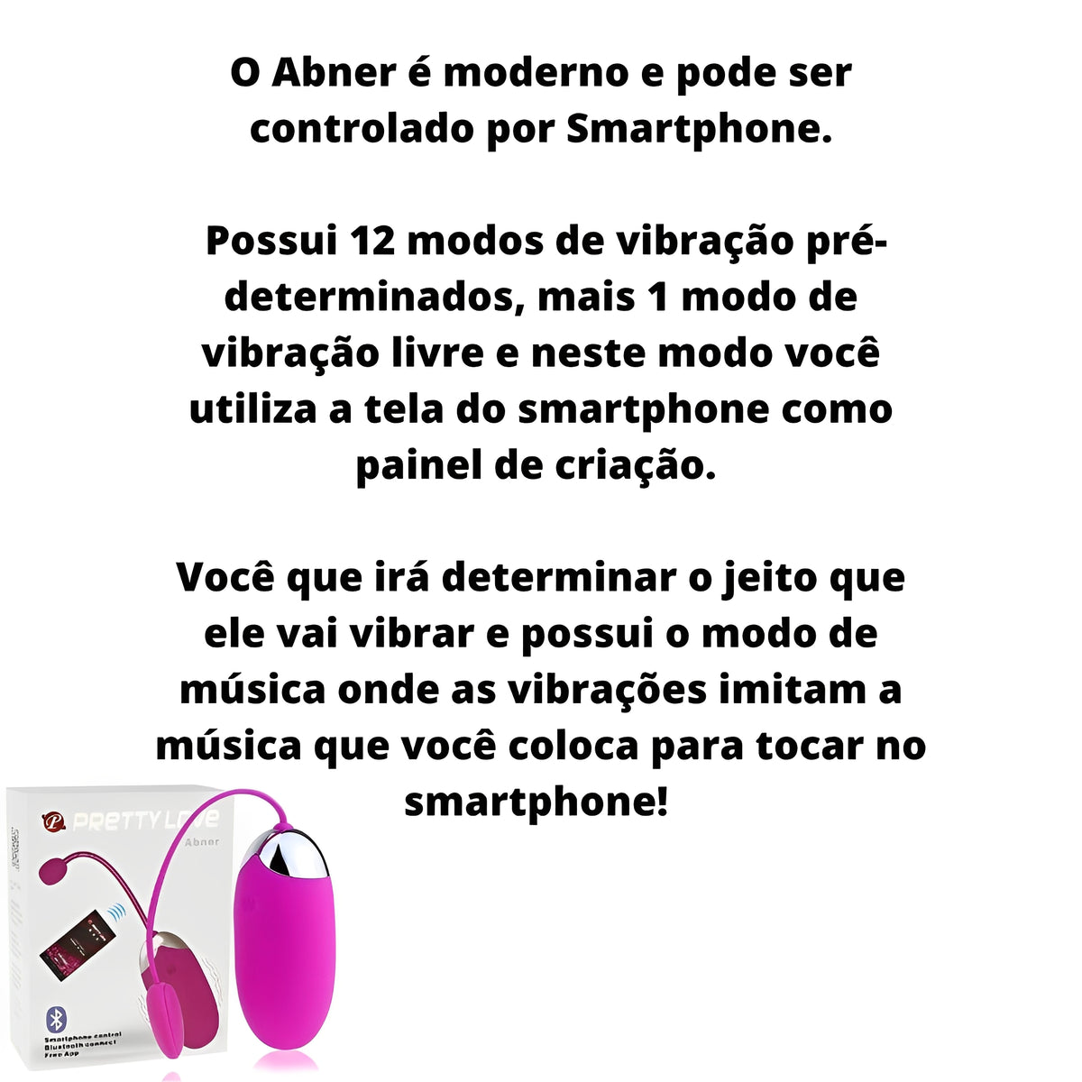 Kit Noite Selvagem na Varanda - Conjunto Transparente + Vibrador Bluetooth com Controle Remoto