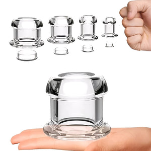 Plug Anal Oco Transparente – Treinador e Estimulador Íntimo com Design Confortável- 1 unidade