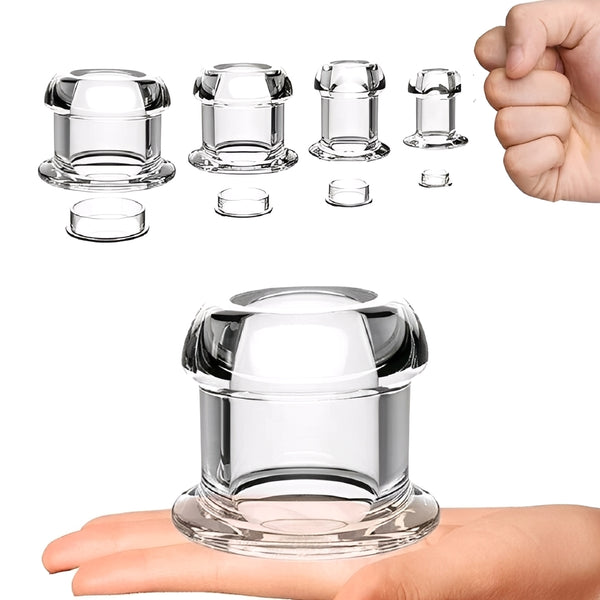 Plug Anal Oco Transparente – Treinador e Estimulador Íntimo com Design Confortável- 1 unidade