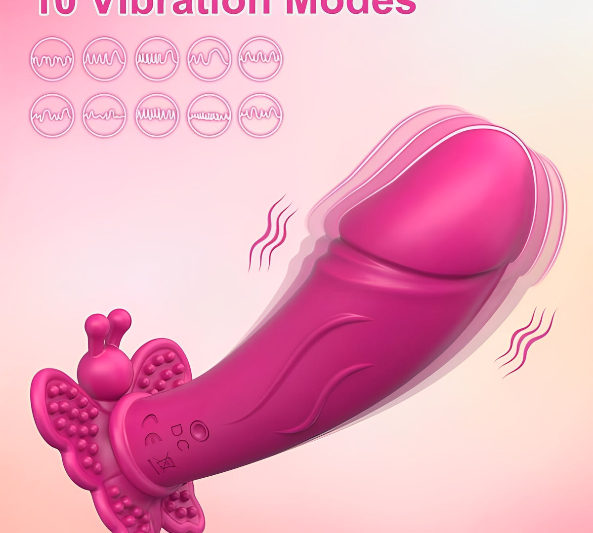 Kit Sedução na Estrada - Calcinha Borboleta + Vibrador Borboleta Vestível