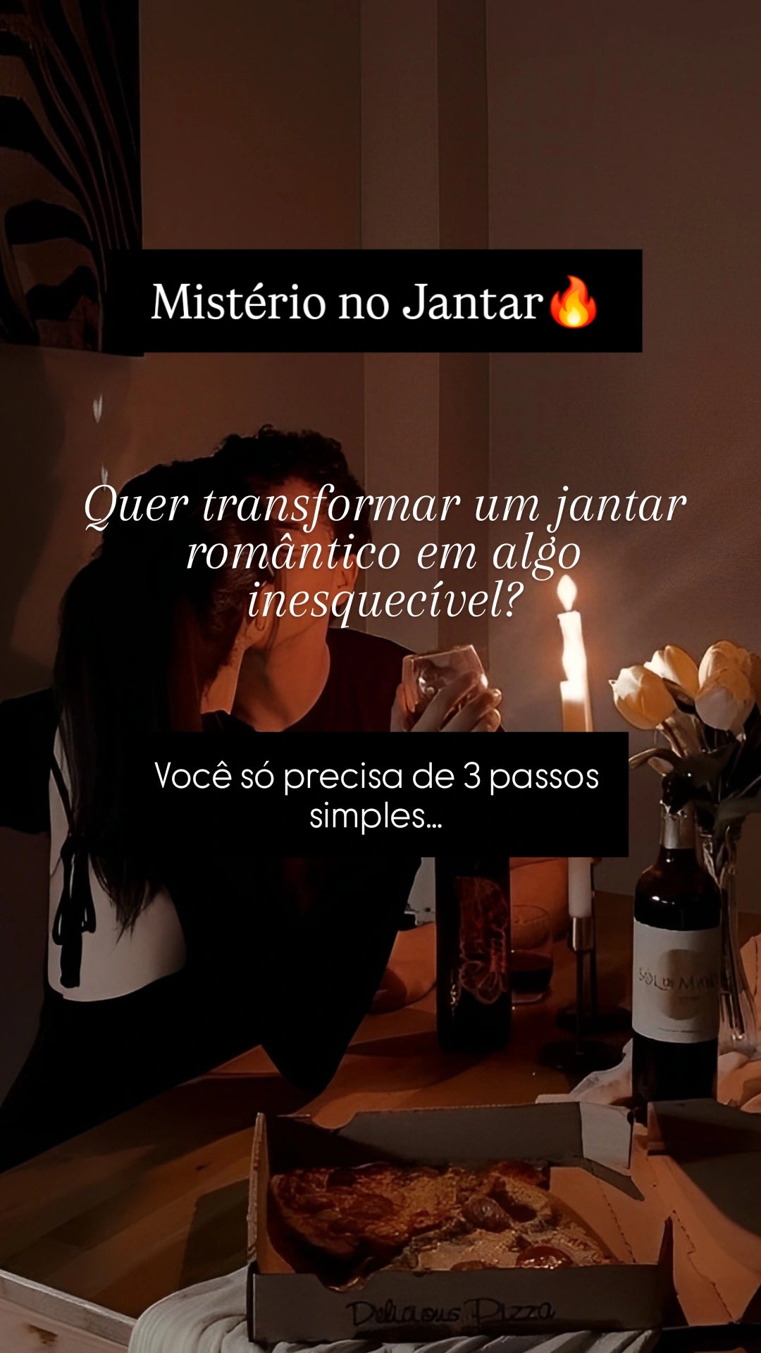 Kit Mistério no Jantar - Tapa Seios com Gargantilha + Calcinha Dhi