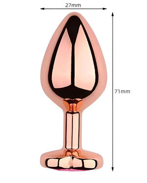 Kit Luxo no Hotel - Camisola Dhi + Plug Anal Rosa Ouro