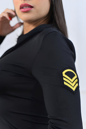 Fantasia Policial Sexy Preta – Poder, Sedução e Domínio do P ao GG