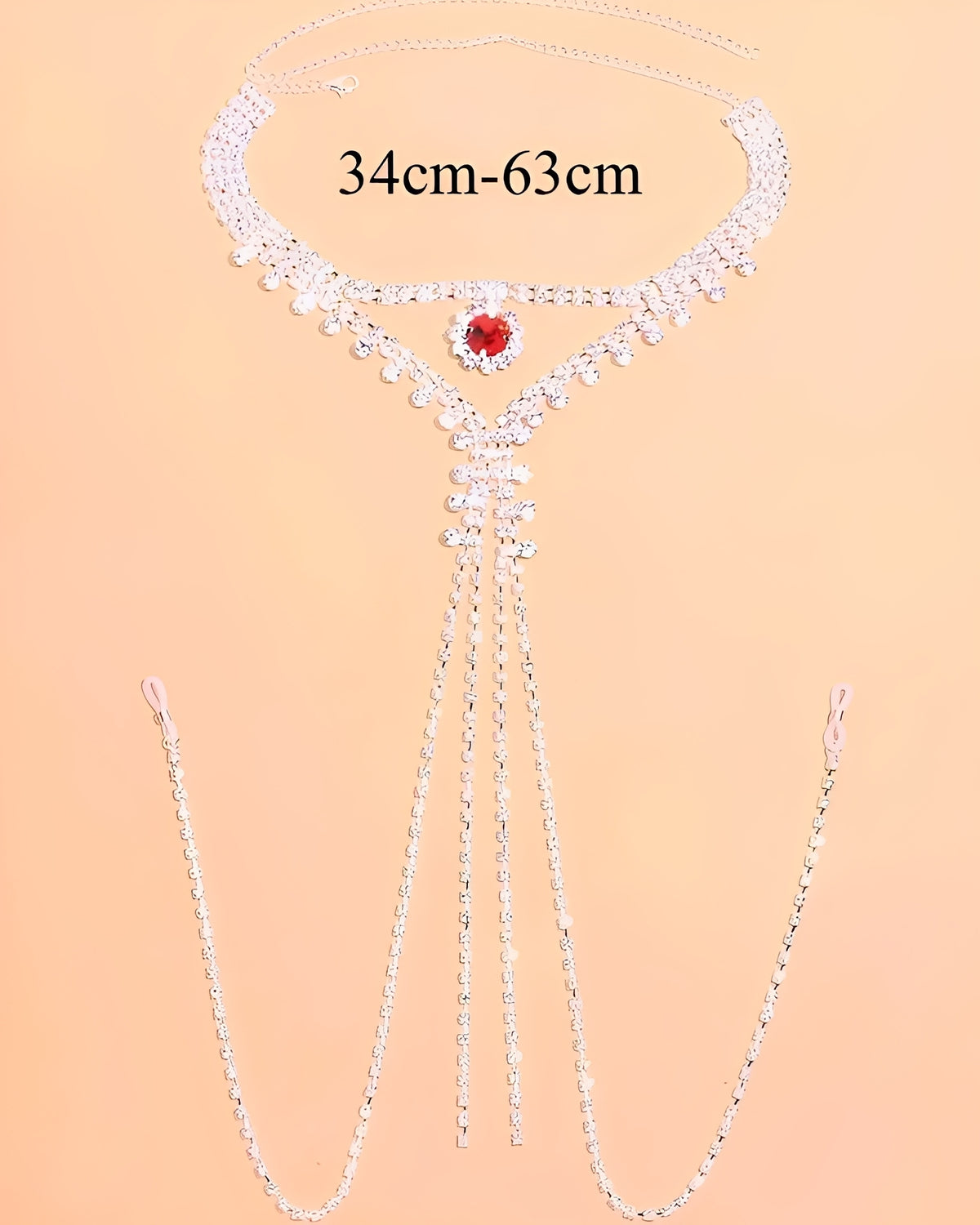 Body Chain – Corrente Corporal Sensual com Pedrarias Brilhantes