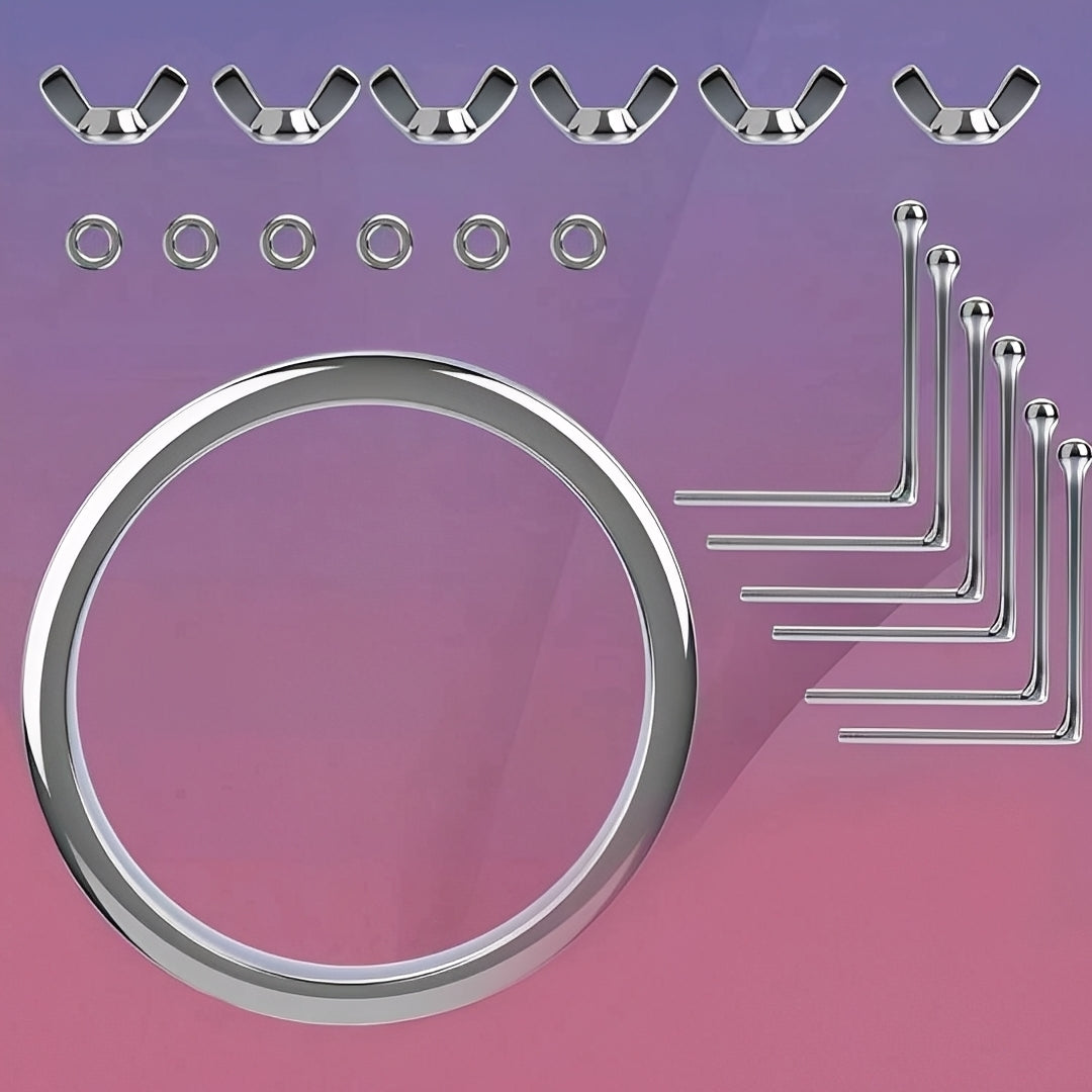 Dilatador Anal e Vaginal Ajustável em Aço Inoxidável – Expansor BDSM de Metal