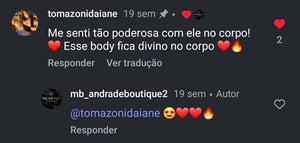 Body Daiane com luvas – Fetiche, Sensualidade e Elegância em uma Só Peça