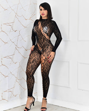 Body Preto com Correntes Douradas – Lingerie Fetichista Ajustável, Sem Bojo e Sem Aro (P ao GG)