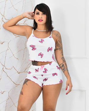 BabyDoll Laços Rosas – Fofo, Feminino e Extremamente Confortável