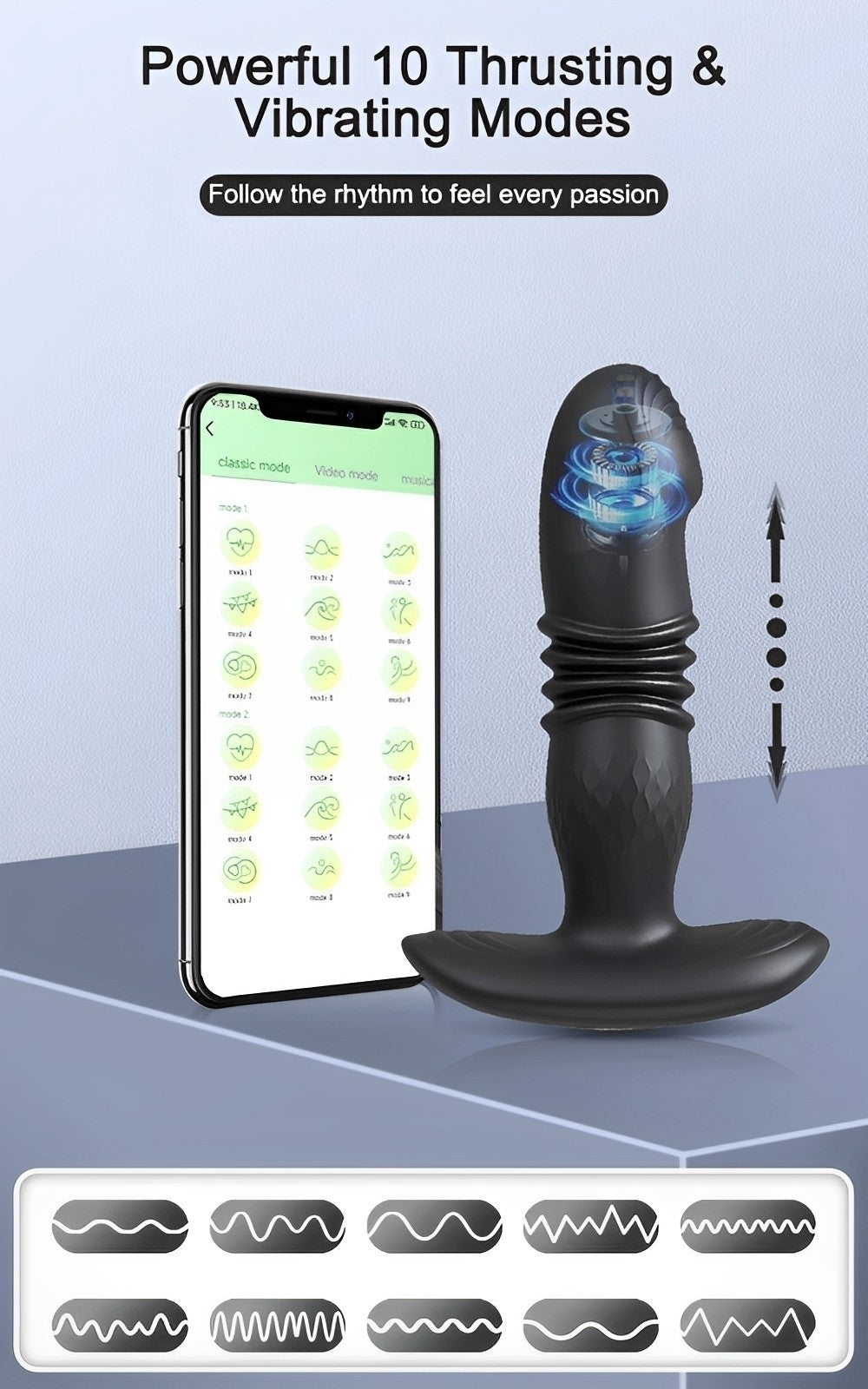 Kit Fantasia no Carro - Vestido com Abertura Zíper + Vibrador Bluetooth