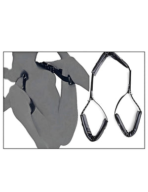 Kit BDSM com Cinta de Suspensão e Venda para Olhos – Liberdade para Explorar Fantasias