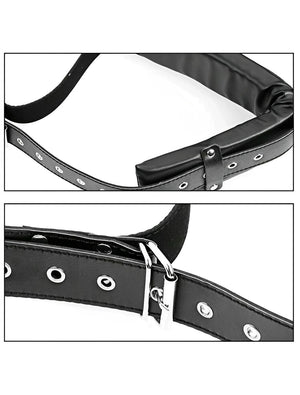 Kit BDSM com Cinta de Suspensão e Venda para Olhos – Liberdade para Explorar Fantasias