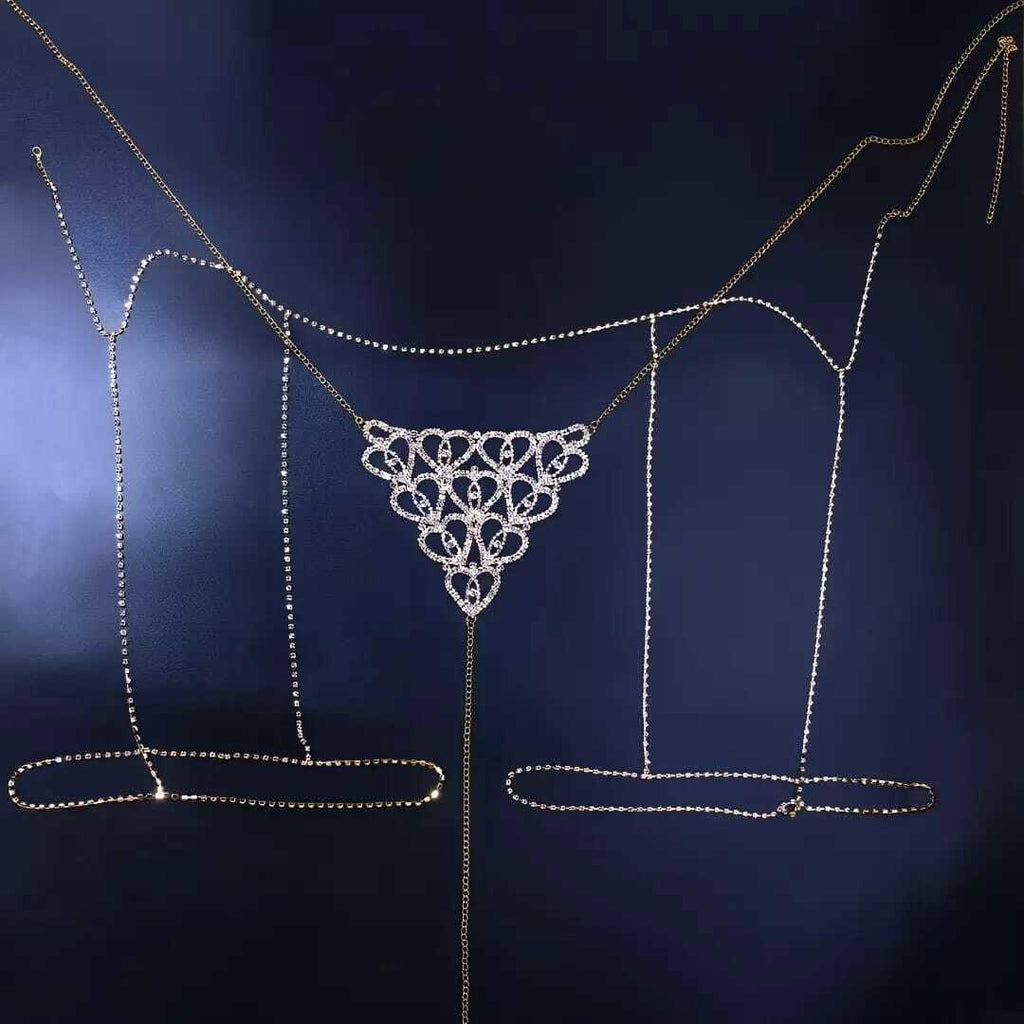 Calcinha Luxo com cinta liga